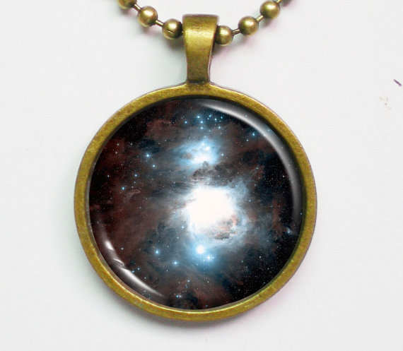 Orion Nebula Necklace- Astronomy Necklace- Galaxy Series