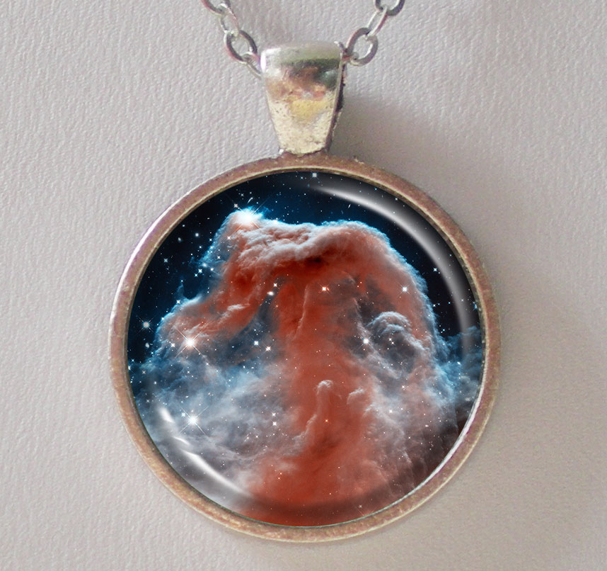 Horsehead Nebulae Necklace -hubble Space Image Necklace- Galaxy Series