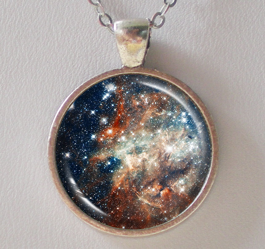 Constellation Pendant Necklace -30 Doradus- Galaxy Series